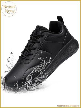 Non Slip Work Shoes Women Food Service Sneakers Cushioning